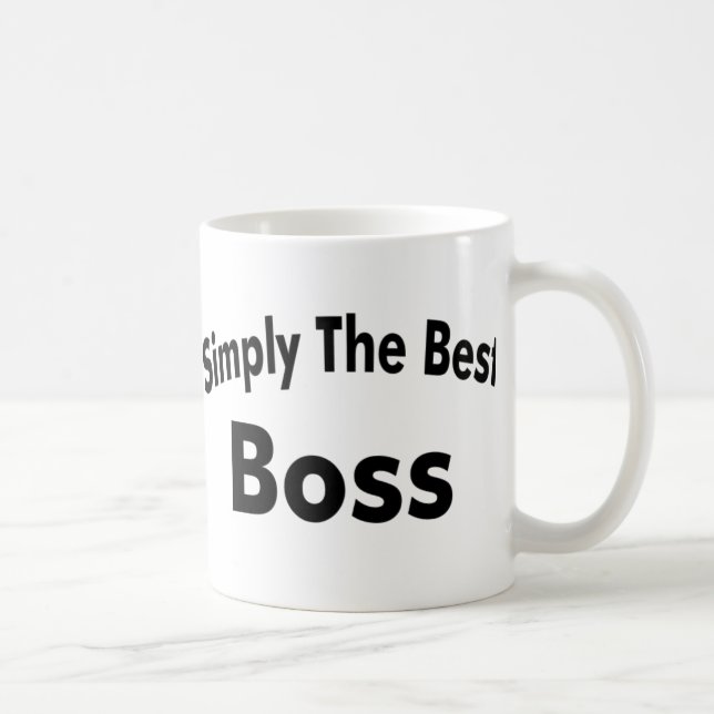 Einfach der beste Boss Tasse (Rechts)