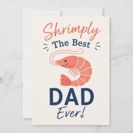 Einfach der beste Papa ever!Flacher Vatertagskarte Karte