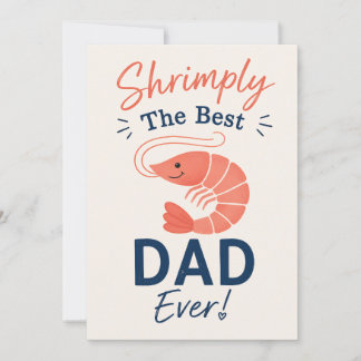 Einfach der beste Papa ever!Flacher Vatertagskarte Karte