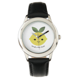 Einfach der Zest Niedliche Kawaii Lemon Armbanduhr