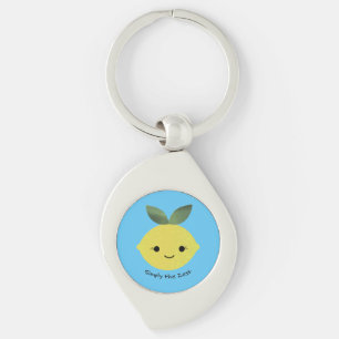 Einfach der Zest Niedliche Kawaii Lemon Schlüsselanhänger