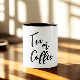 Einfach Designt Zweifarbige Tasse