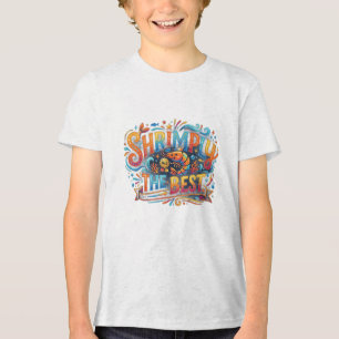 Einfach die beste lustige Garnelen-T-Shirt Tri-Blend Shirt