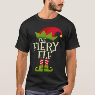 Einfach Die Feurige Elf Weihnachtskostüm-Familieng T-Shirt