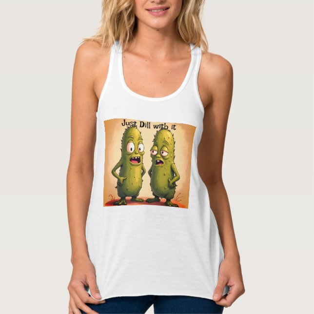 Einfach Dill damit  Tank Top (Vorderseite)