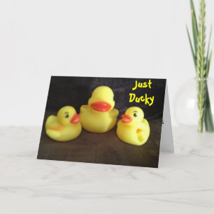 EINFACH DUCKY & SO GLÜCK NEUE BABY GLÜCKWUNSCH! KARTE