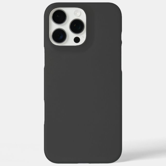 Einfach dunkelgrau - Elegante Abdeckung für iPhone Case-Mate iPhone Hülle (Rückseite)