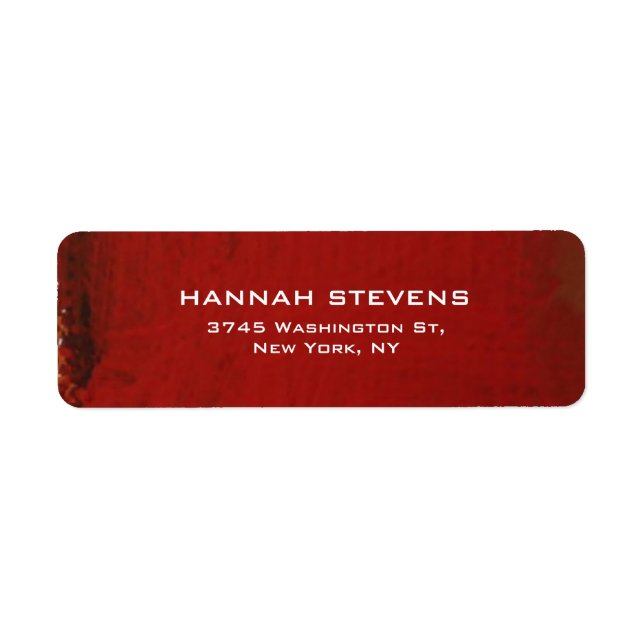 Einfach dunkelrot braun Elegant Moderne (Vorne)