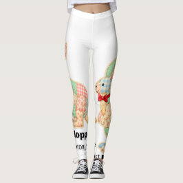 Einfach Durchs Leben Hüpfen Känguru-Design Leggings