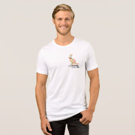 Einfach Durchs Leben Hüpfen Känguru-Design Tri-Blend Shirt