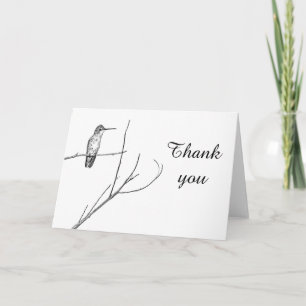 einfach ein Hummingbird auf einem Stock danke