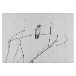 Einfach ein Hummingbird auf einem Stock Schneidebrett