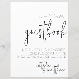 Einfach ein kleines Gästebuch