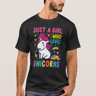 EINFACH EIN MÄDCHEN, DAS UNICORNS EINIGORN Graphic T-Shirt
