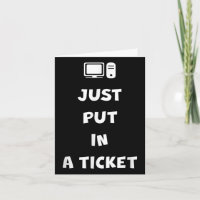 Einfach ein Ticket ausstellen