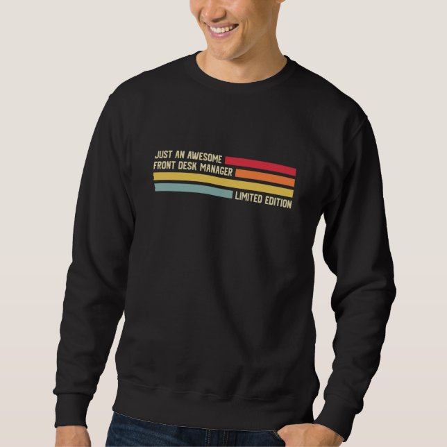 Einfach ein toller Rezeptionist Sweatshirt (Vorderseite)