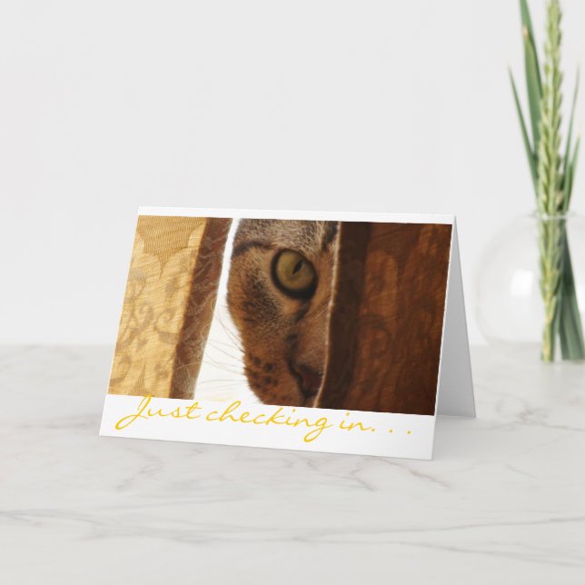 Einfach einchecken. . . karte (Vorderseite)