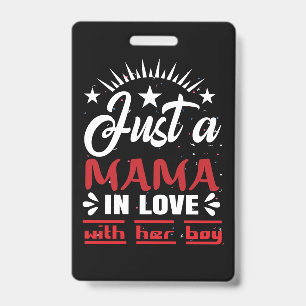 Einfach eine Mama, die ihren Valentins-Schatz lieb Ausweis