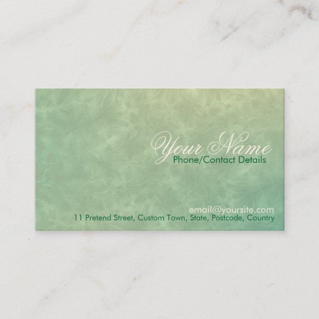Einfach eine Sweet Business Card Visitenkarte (Vorderseite)