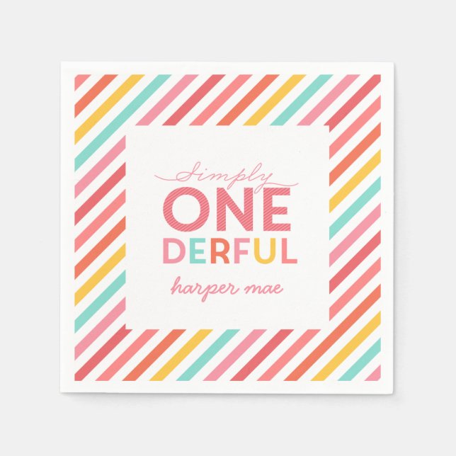 EINFACH EINFACH EINFACH, WUNDERBAR SERVIETTE (Vorderseite)