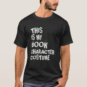 Einfach einfaches Halloween ist dies mein Buchchar T-Shirt