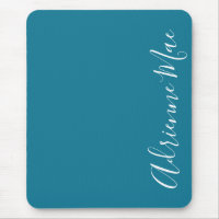 Einfach elegant Aquamarin Blue Personalisiert