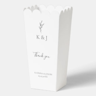 Einfach Elegant Danke Hochzeit Minimalistisch Geschenkschachtel