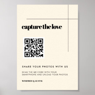 Einfach elegant & elegant Capture the Liebe Poster