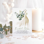 Einfach Elegant Eukalyptus Greenery Brautparty Einladung<br><div class="desc">Romantisches Grün,  Brautdusche und Hochzeitskleidung</div>