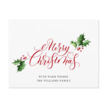 Einfach Elegant frohe Weihnachten Grußurlaub