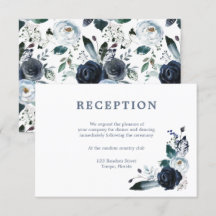 Einfach Elegant | Klassische Hochzeitsempfangskart