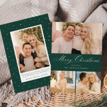 Einfach Elegant Merry Christmas Green 4 Foto
