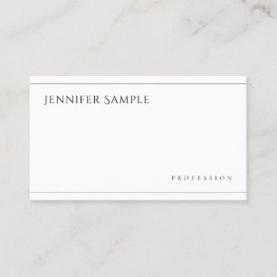 Einfach elegant Minimalistisch Beruflich Visitenkarte