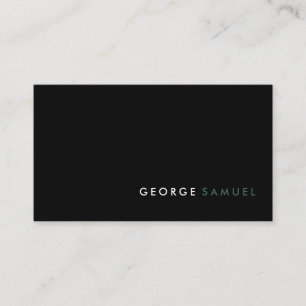Einfach Elegant Minimalistisch Professionell Maßge Visitenkarte