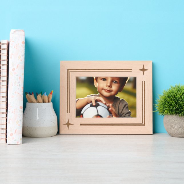 Einfach elegant Minimalistische Sterne Geätzte Rahmen (Von Creator hochgeladen)