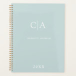 Einfach, elegant, monogramm planer<br><div class="desc">Moderner,  einfacher,  eleganter Monogramm-Planer,  Minze. Editieren Sie Ihr Produkt in wenigen Minuten. Sie können Schriftart/Größe/Farbe und Position mit "weiter personalisieren" ändern.</div>