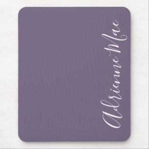 Einfach Elegant Name Lila Personalisiert Mousepad
