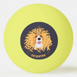 Einfach elegant Niedlich mein Hund und Halloween Tischtennisball