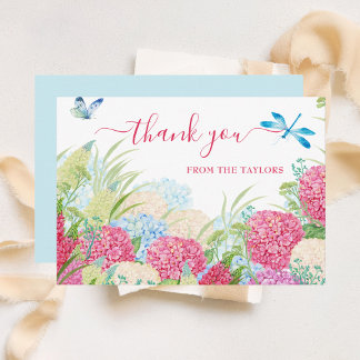 Einfach Elegant Stylisch Floral Modern Minimalisti Dankeskarte