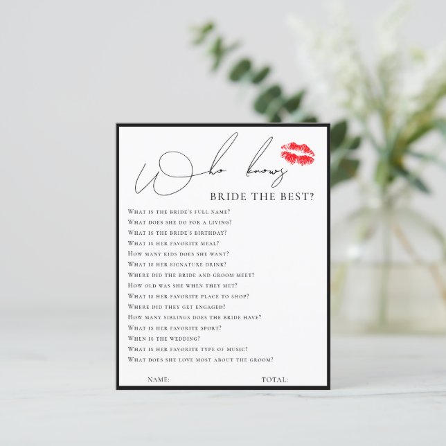 Einfach elegant, wer das beste Spiel der Braut ken (Stehend Vorderseite)