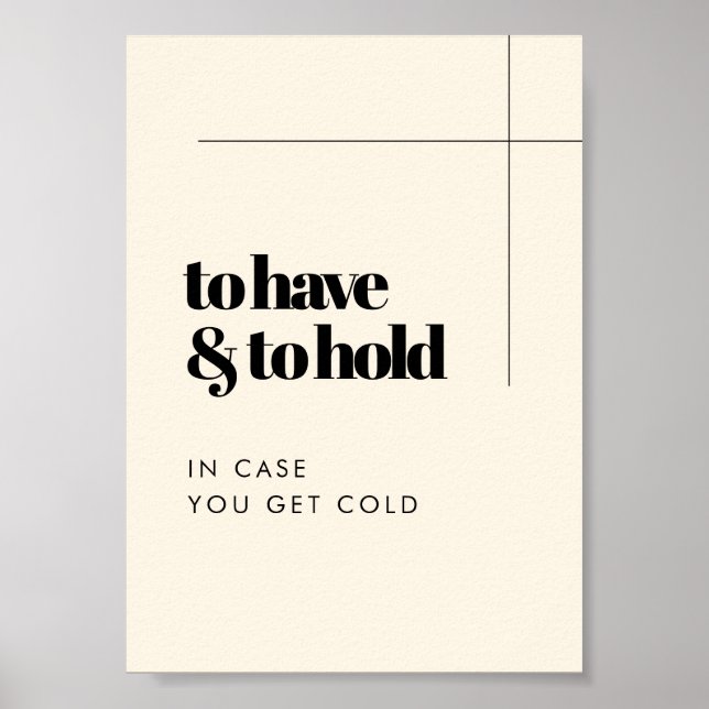 Einfach elegant zu haben und Hochzeitsleder zu hal Poster (Vorne)