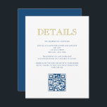 Einfach elegante Bar Mitzvah-QR Code Detail Card Einladung<br><div class="desc">Verwenden Sie das Vorlagenformular,  um diese Karte zu personalisieren und Ihre Website-Adresse für einen benutzerdefinierten QR-Code hinzuzufügen. Ändern Sie die Farben,  Schriftart und das Layout mit den erweiterten Editiermenüs.</div>