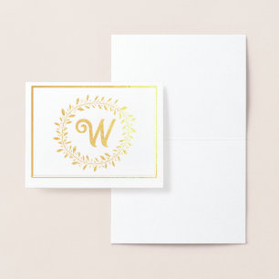 Einfach elegante Gold- oder Silberbesteck-Karte Folienkarte