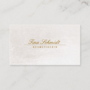 Einfach elegante Kosmetik Salon Wellness-Center Vi Visitenkarte