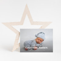 Einfach Elegantes Full Foto mit Collage Birth