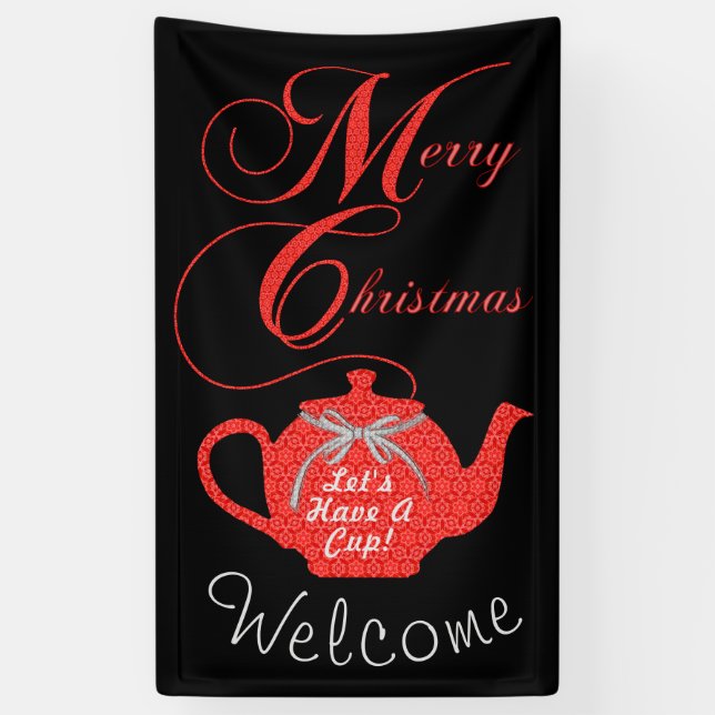 Einfach Elegantes Weihnachtsgebäck Party Banner (Vertikal)