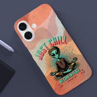 Einfach Entspannen, Wir Kommen In Frieden iPhone 16 Hülle