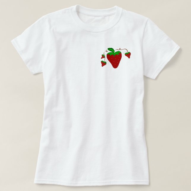 Einfach Erdbeeren T-Shirt (Design vorne)
