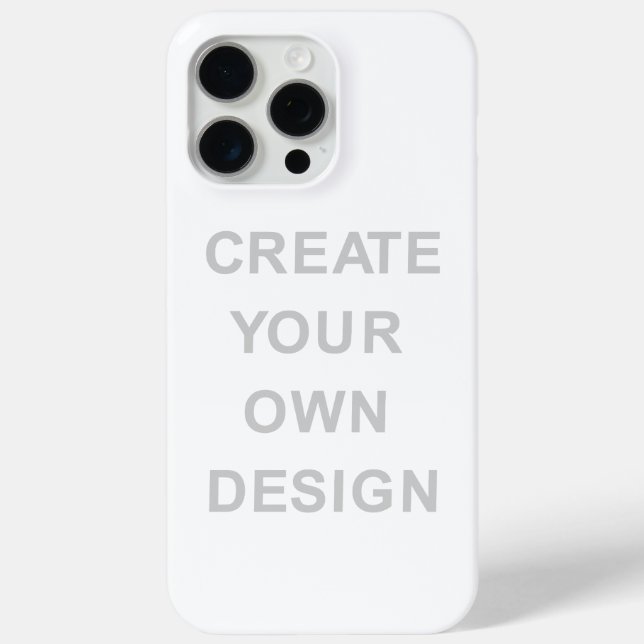 Einfach - Erstelle Deines selbst Case-Mate iPhone Hülle (Rückseite)