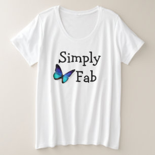 Einfach Fab Frauen Plus Größe Große Größe T-Shirt